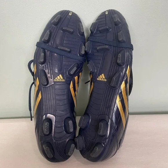 Adidas Absolado TRX FG Predator David Beckham 075613 Size 11 Navy Gold Soccer
